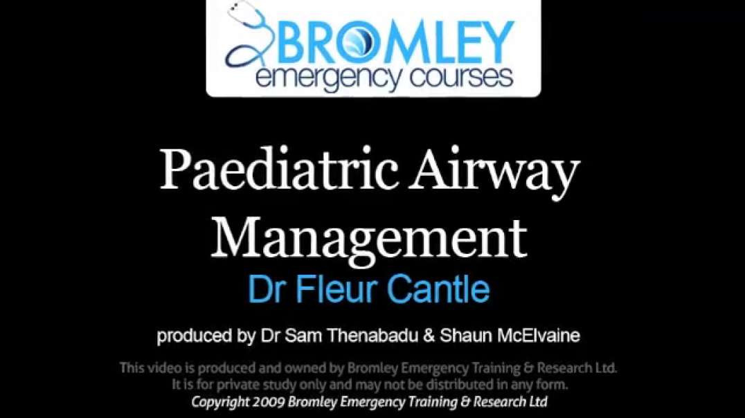 Paediatric Airway Management